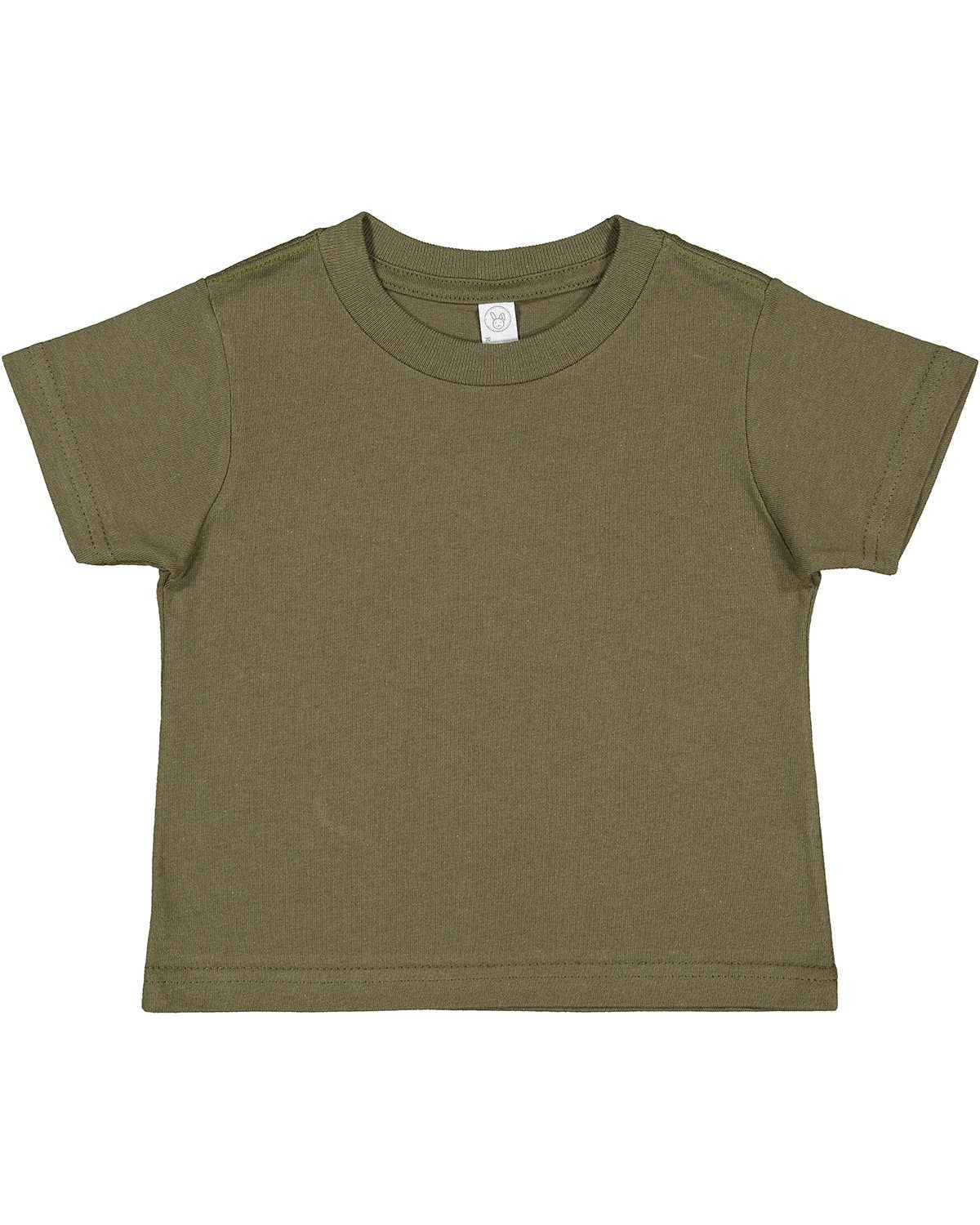 Rabbit Skins Toddler Cotton Jersey Blank T-Shirt 3301T 3301J