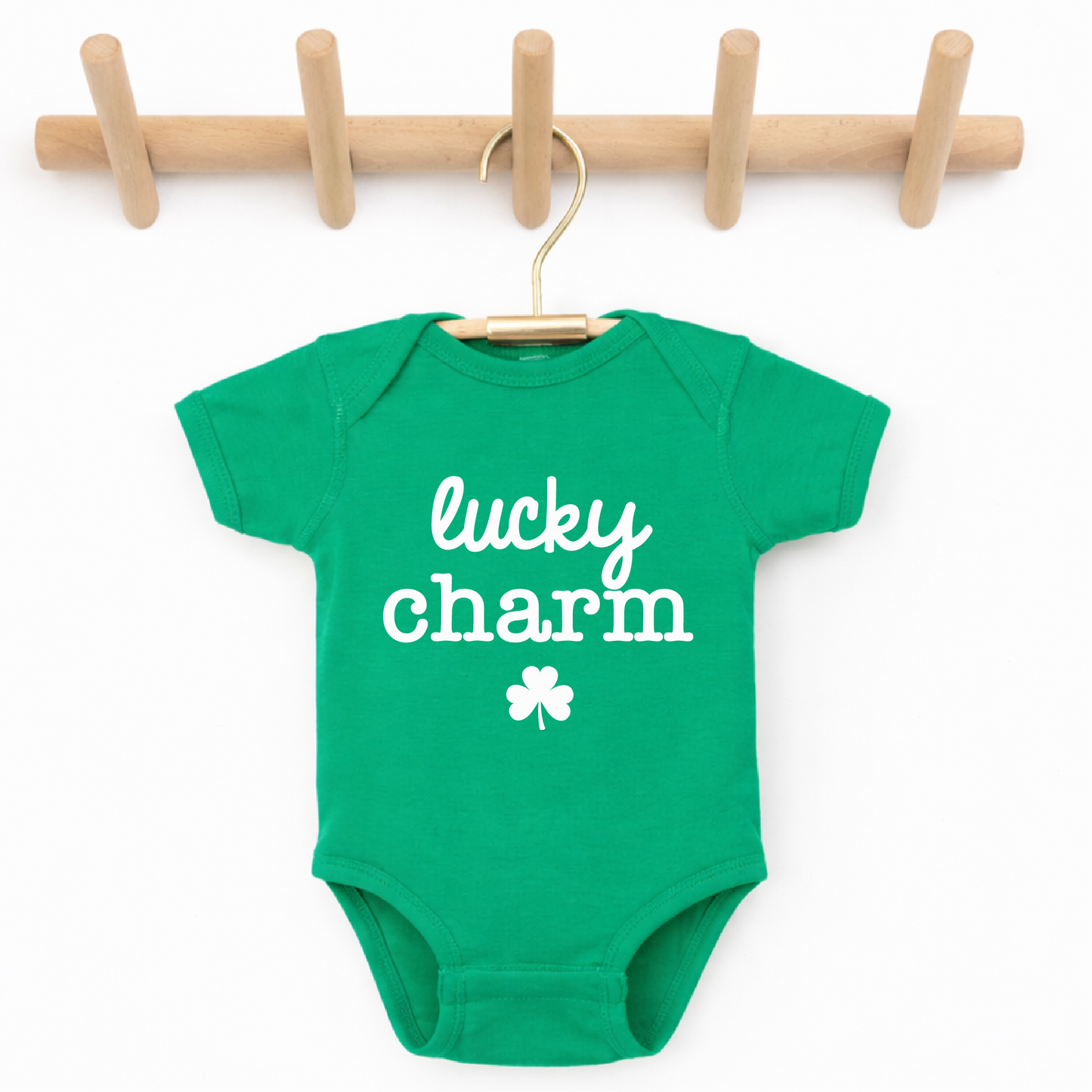 Kids St. Patrick's Day Lucky Charm Baby Bodysuit or Tee