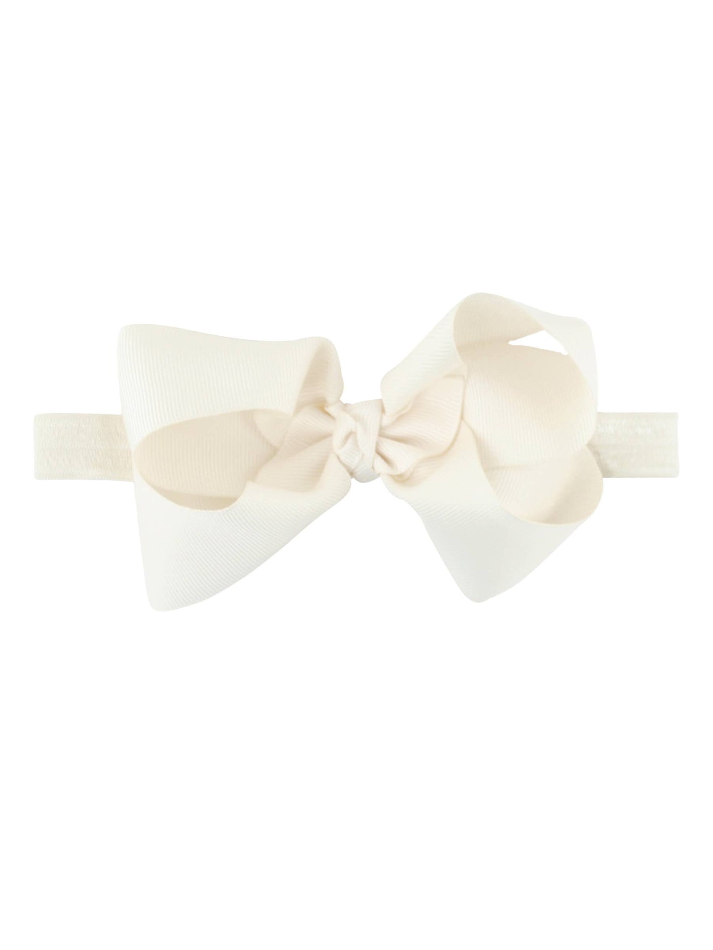 Girls Ivory Bow Headband