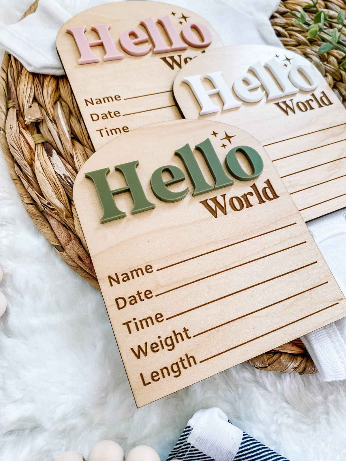 Hello World Birth Stat Sign