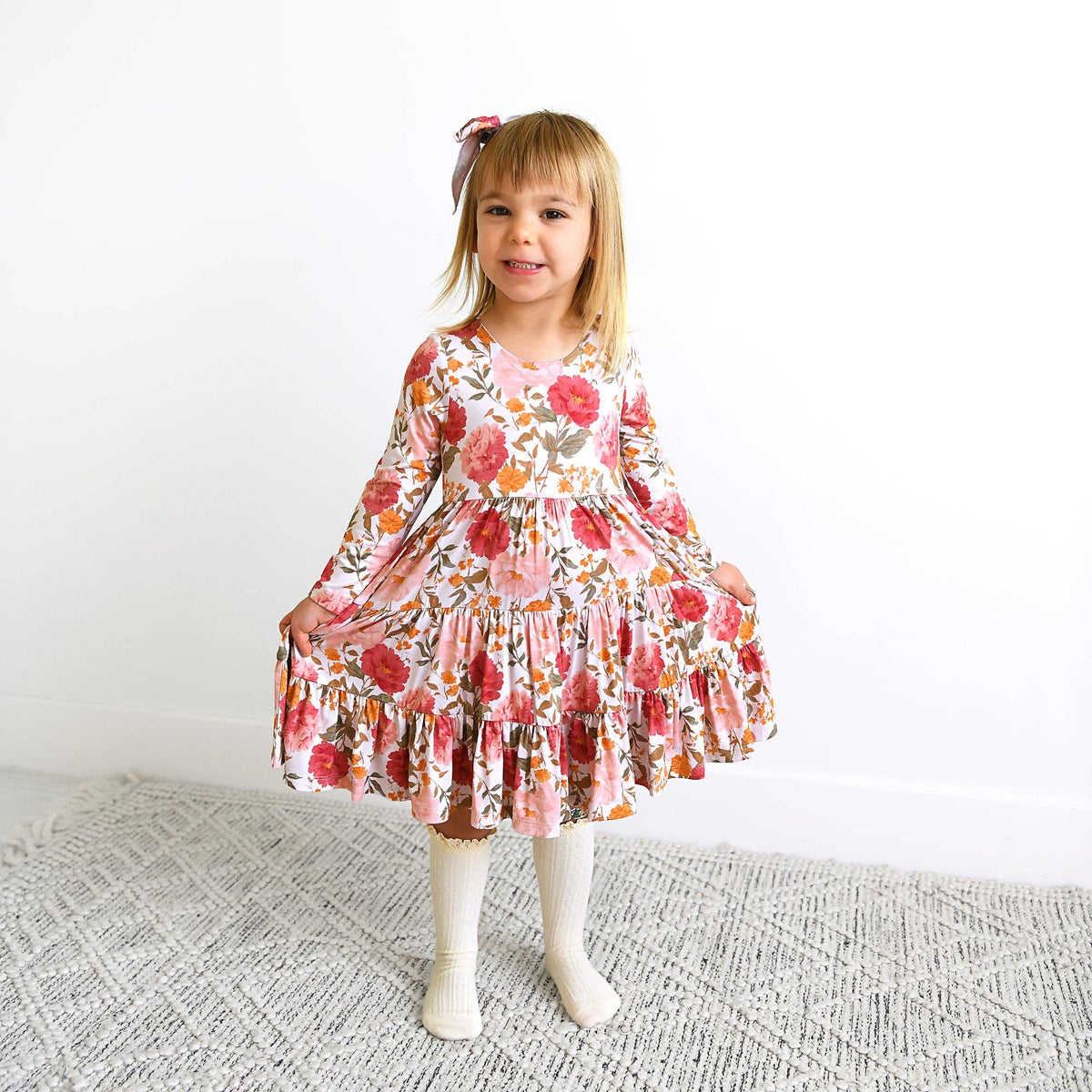 Felicity SWING DRESS Floral Bamboo Kids Outfit