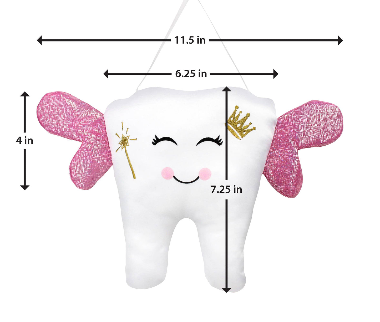 Lillian Rose Winged Tooth Fairy Pillow