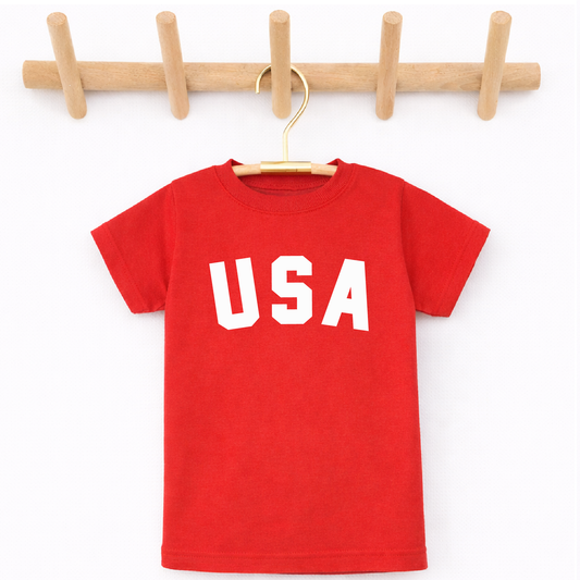 4th of July USA Patriotic Shirt for Kids