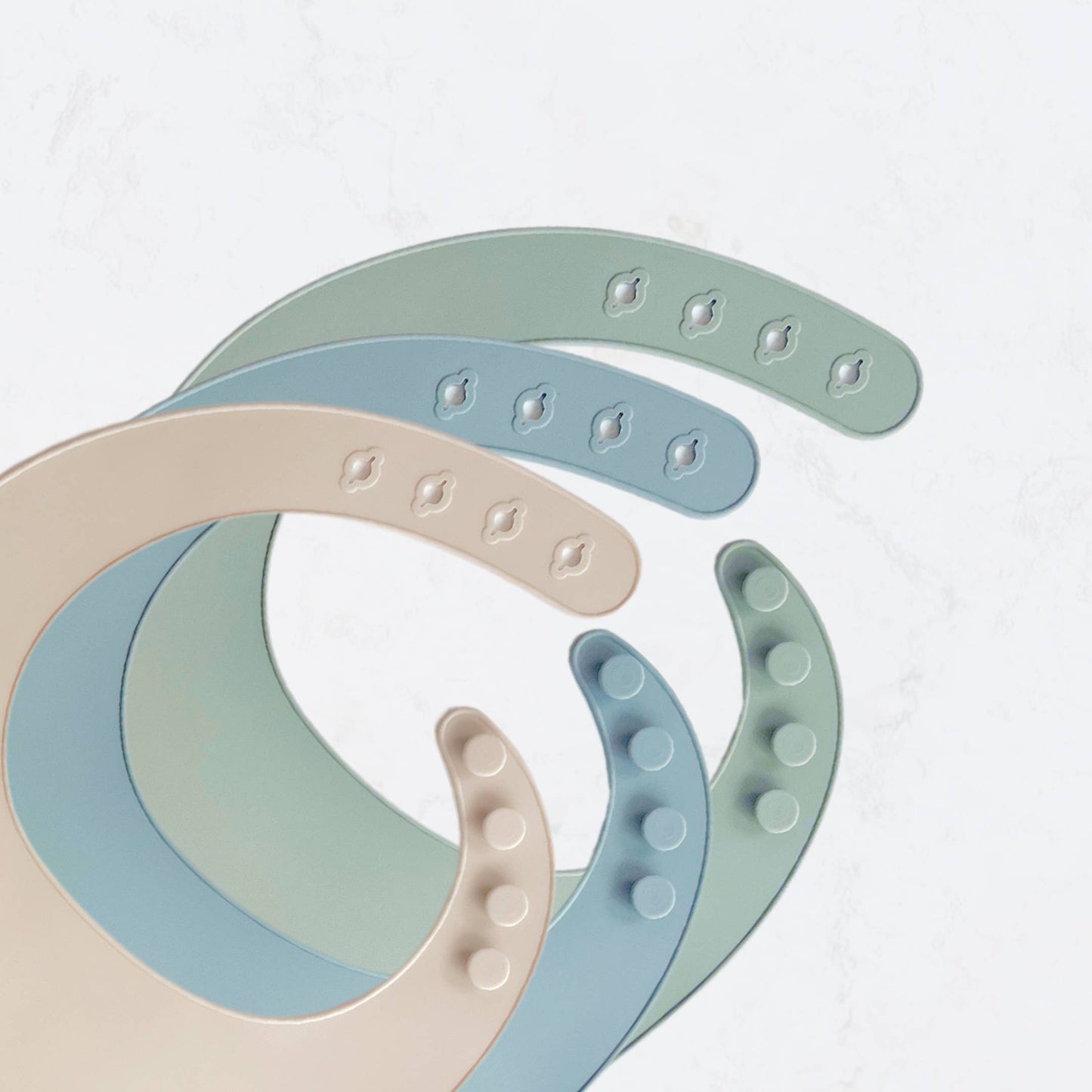 Silicone Bib - Almond