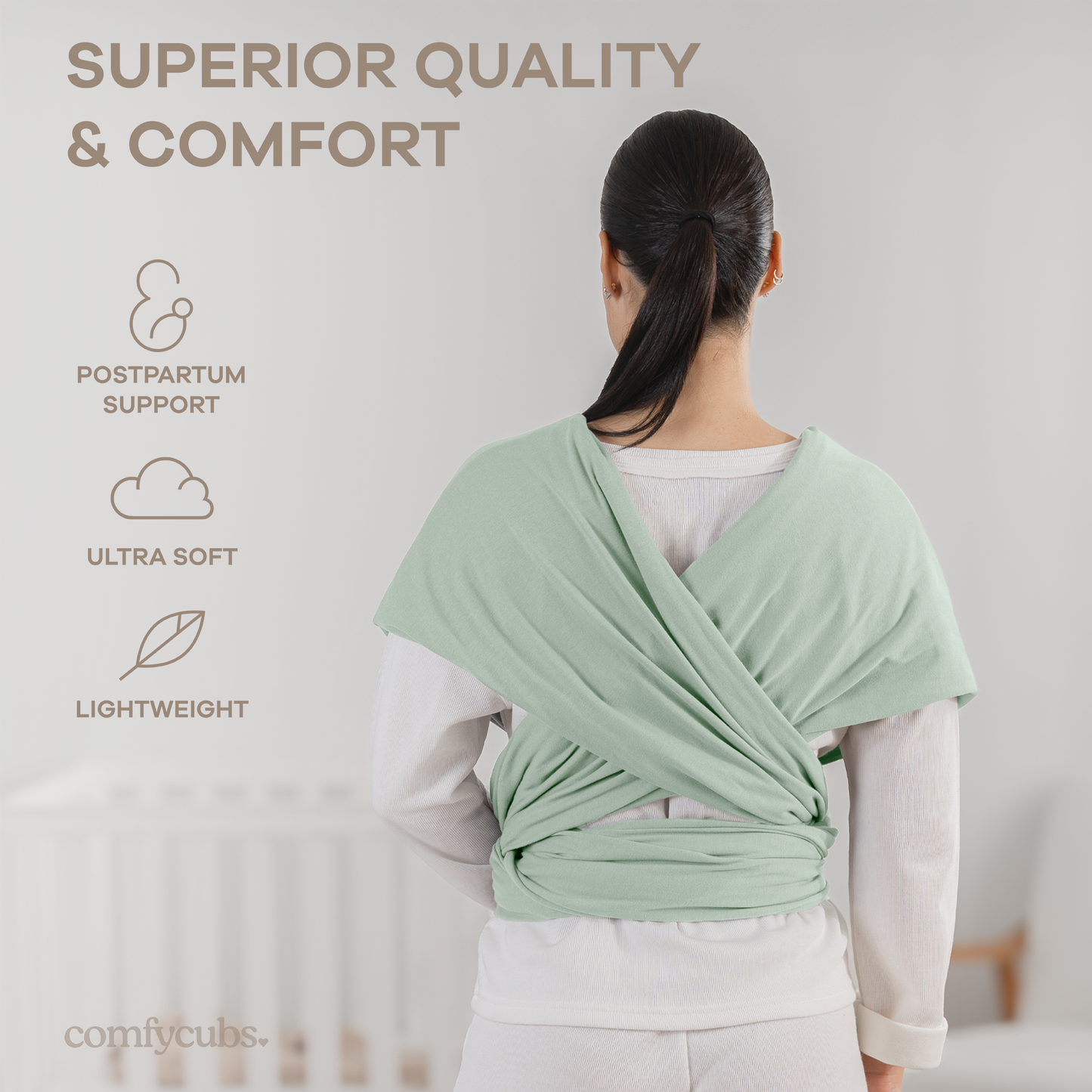 Baby Wrap Carrier by Comfy Cubs