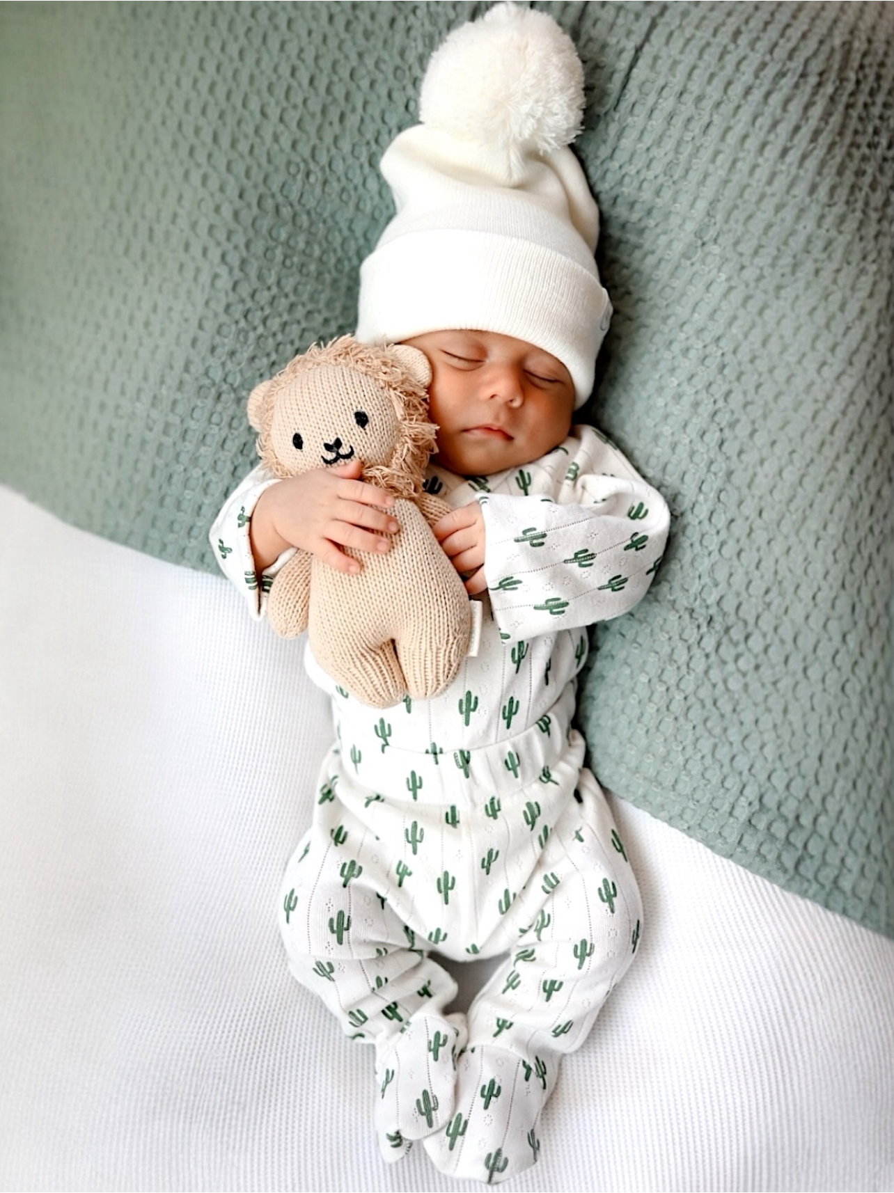 Cactus / Organic Pointelle Newborn Set