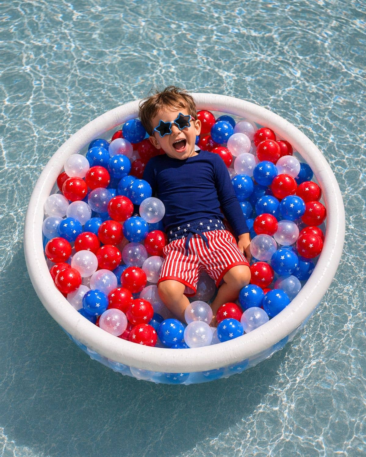 Boy's Swim Trunks | Stars & Stripes Party