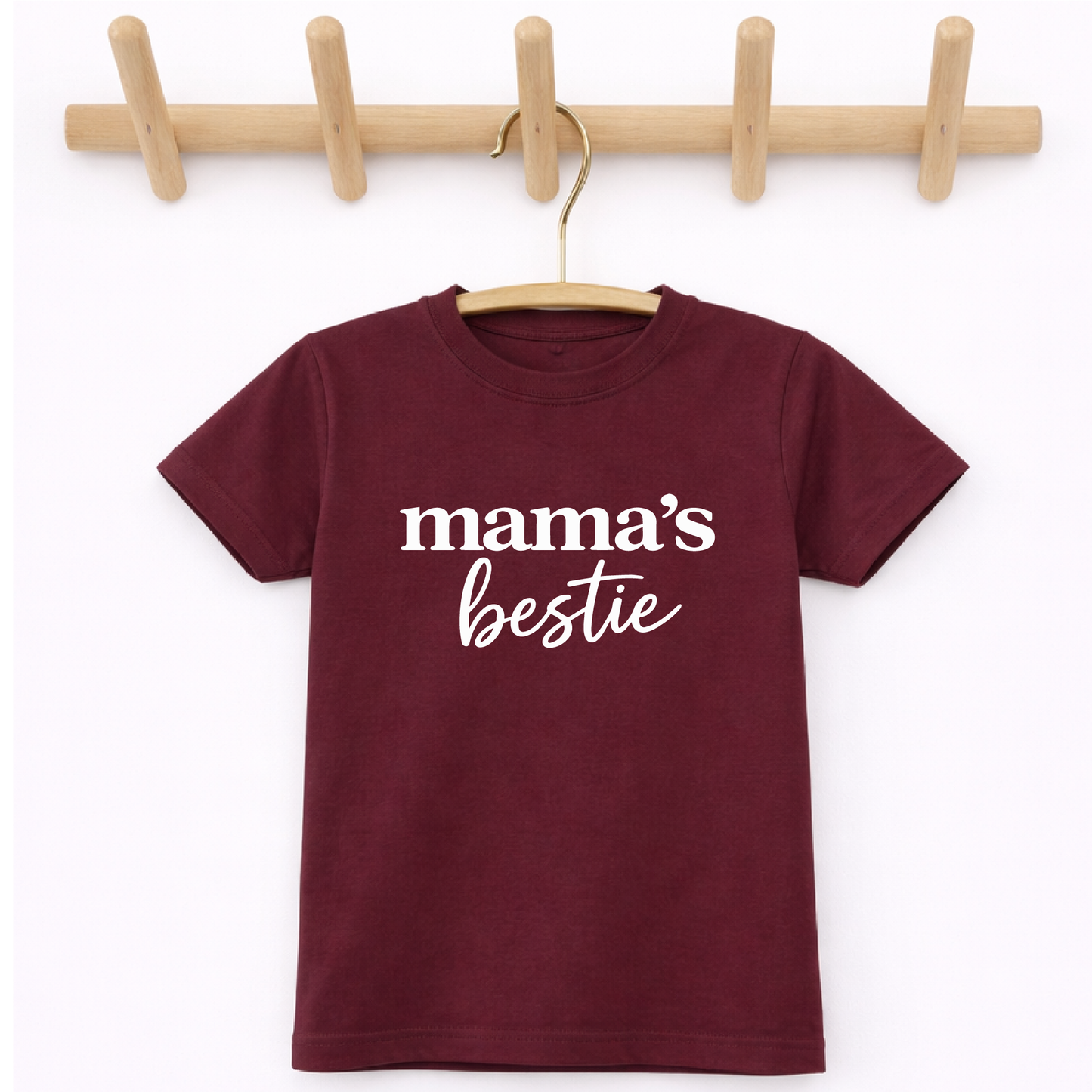 Toddler and Kids Tee, Mama's Bestie Shirt