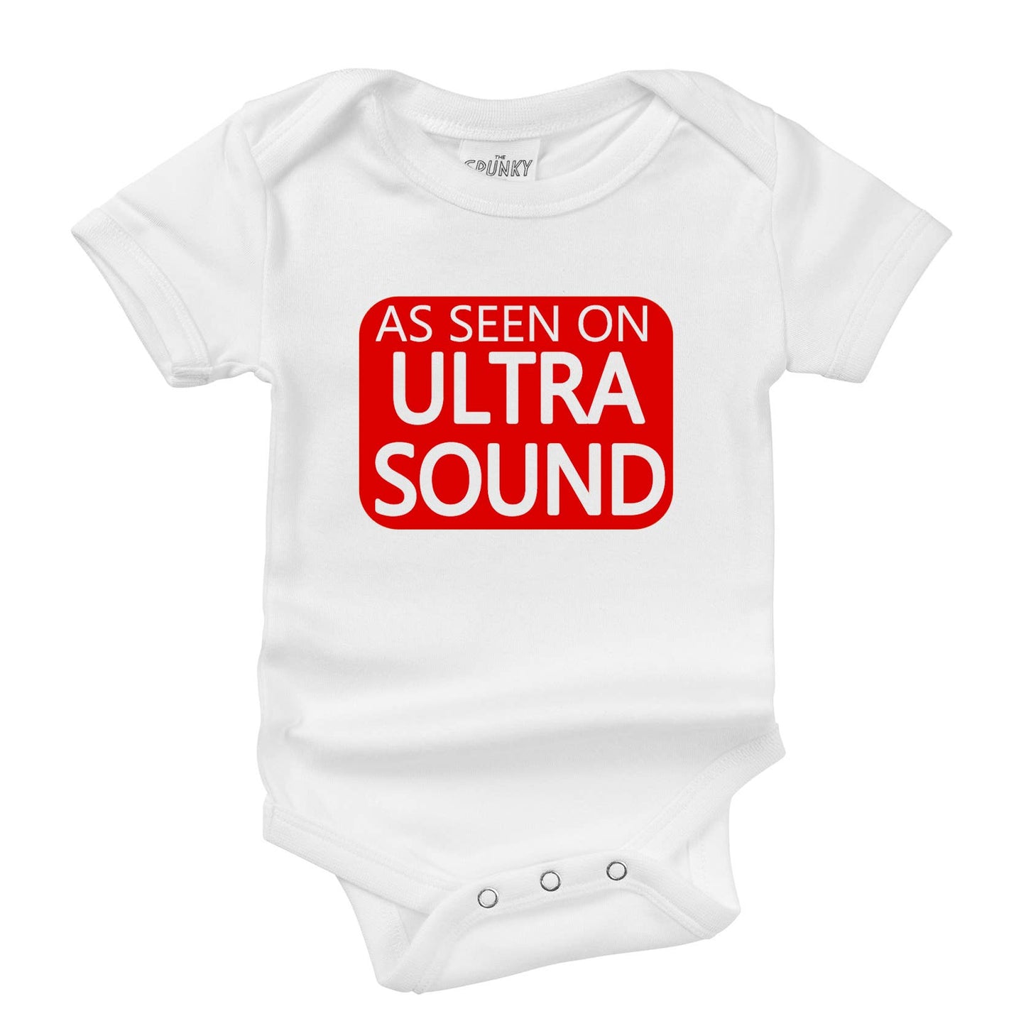 Ultrasound Organic Newborn Baby Bodysuit Shower Gift