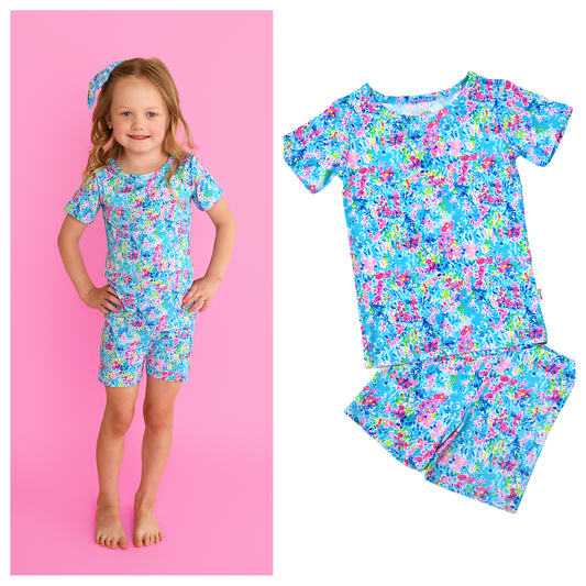 Ella TWO PIECE - SHORTS Bamboo Set Girls Clothing