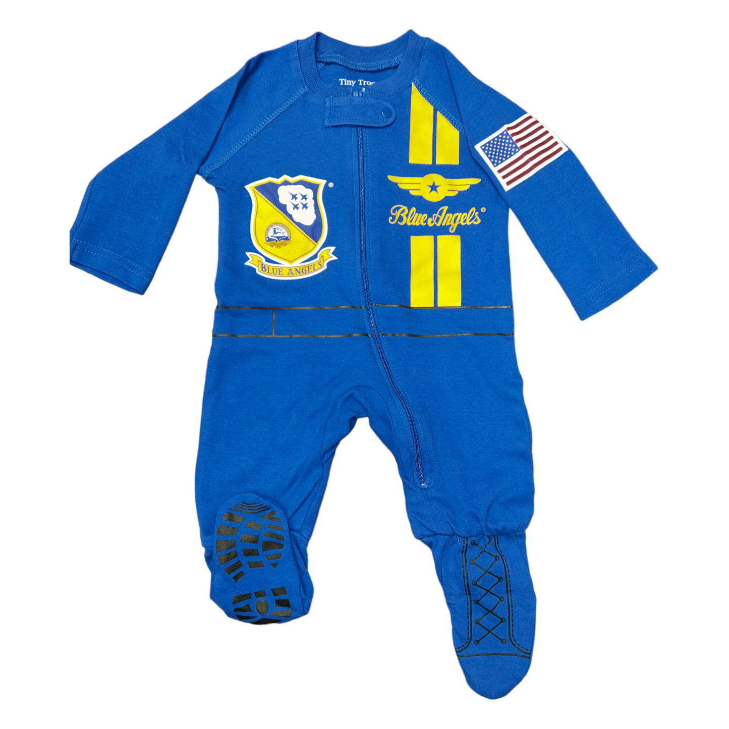 BLUE ANGELS FLIGHT SUIT BABY CRAWLER