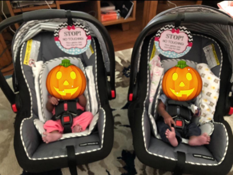 Zig Zag No Touching Car Seat and Stroller Tag