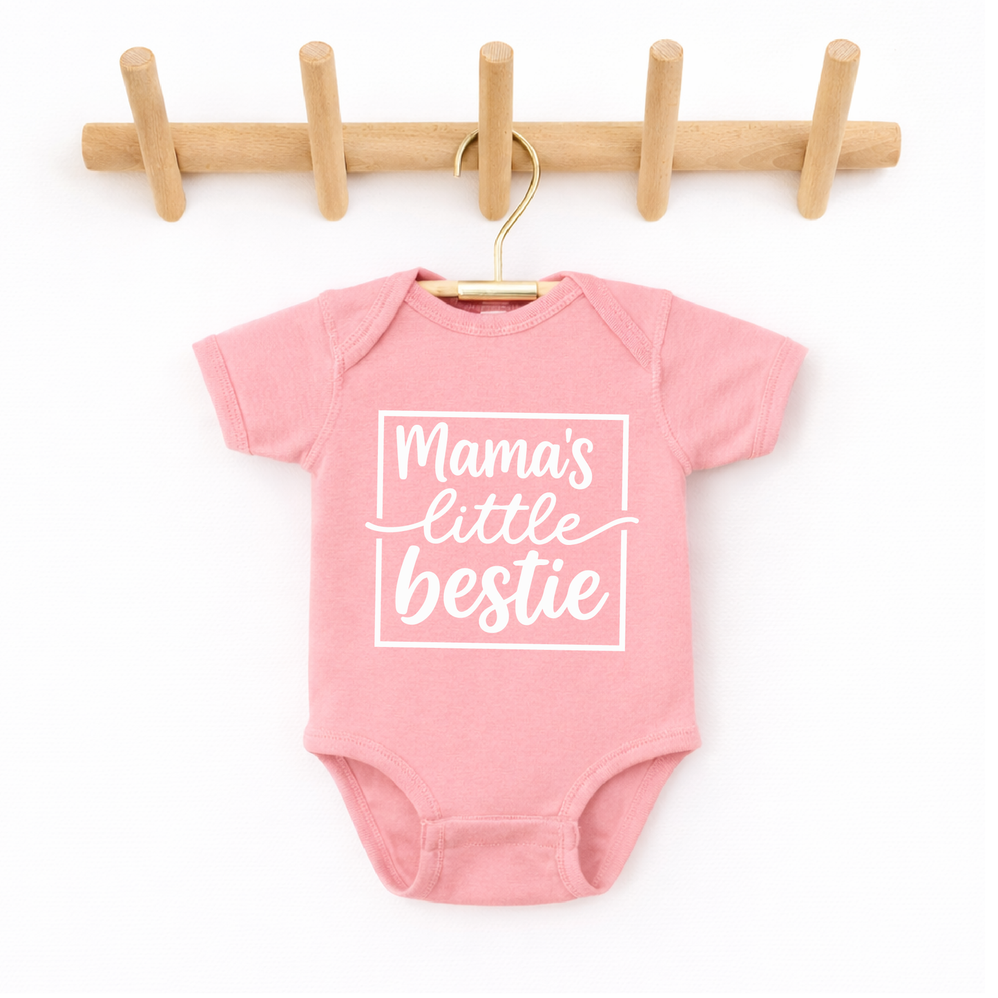 Mama's Little Bestie Baby Onesie, First Mother's Day Gift