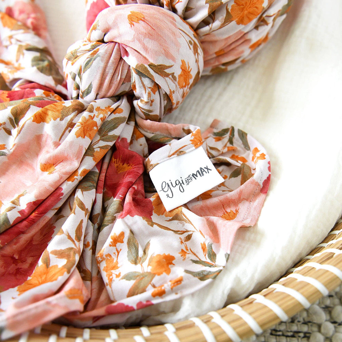 Felicity SWADDLE Floral Bamboo Baby Blanket Coming Home Gift