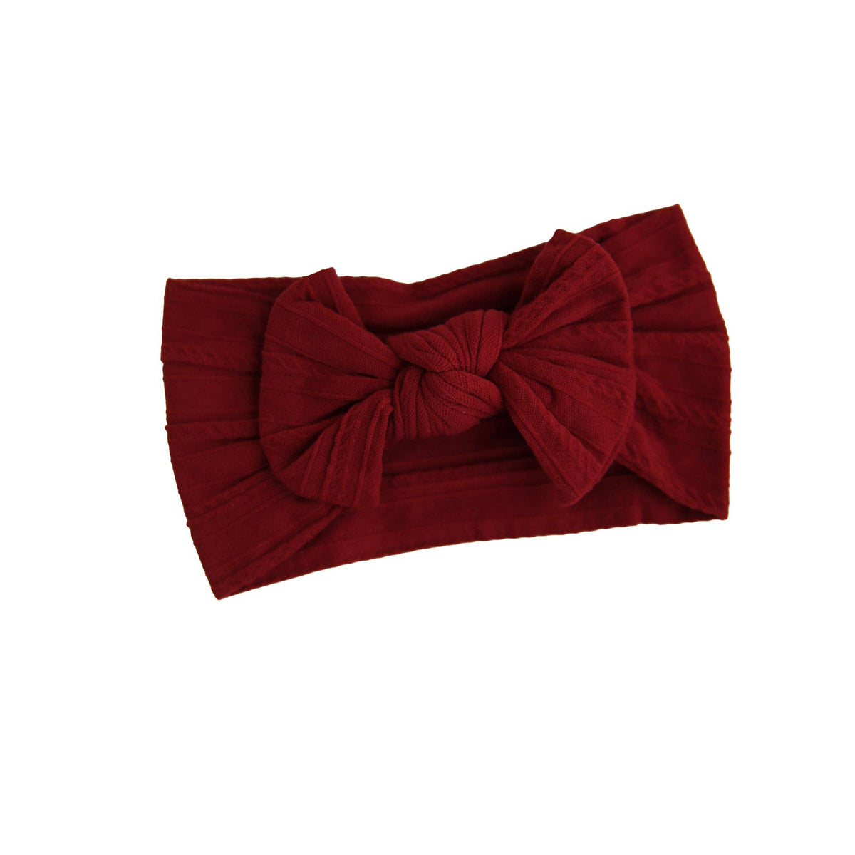 #37 Dark Red SOFT NYLON ELASTIC HEADBAND Baby Accessories