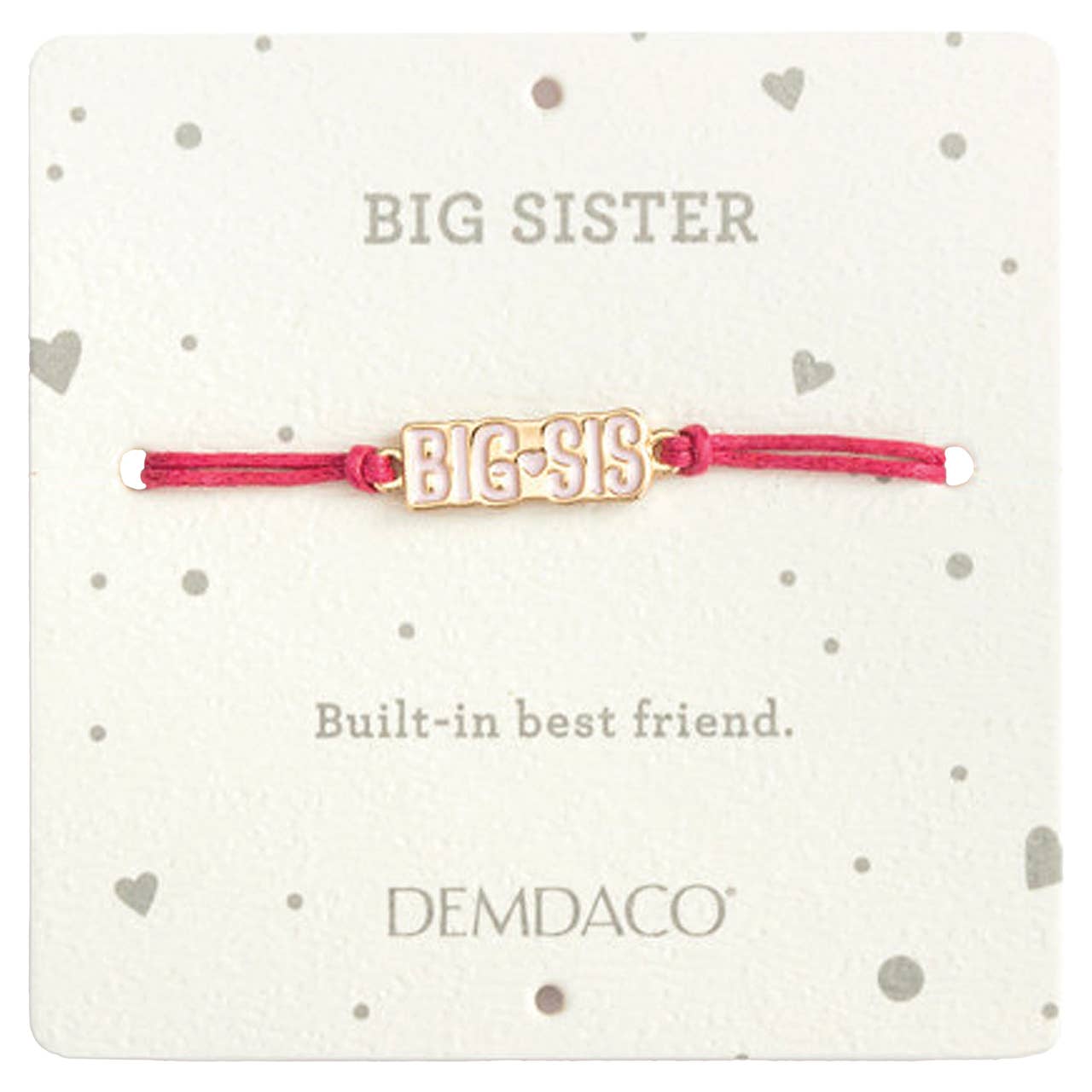 Big Sister Pink Bear & Bracelet Set