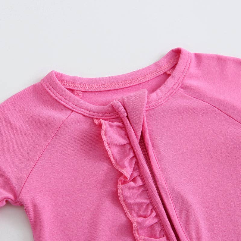 Perfectly Pink Ruffled Romper NICU Going Home Outfit