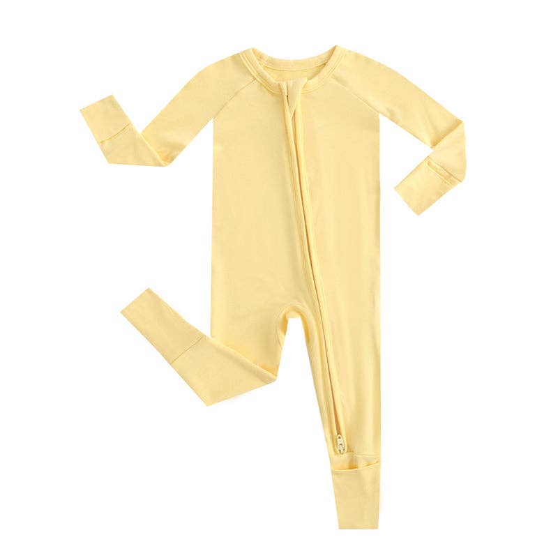 Happy Yellow Convertible Romper Sleep & Play Going Home Gift