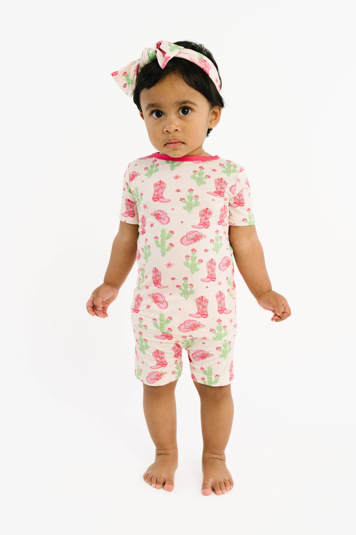 Cowgirl Bamboo Shorts Set