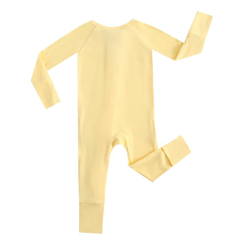 Happy Yellow Convertible Romper Sleep & Play Going Home Gift