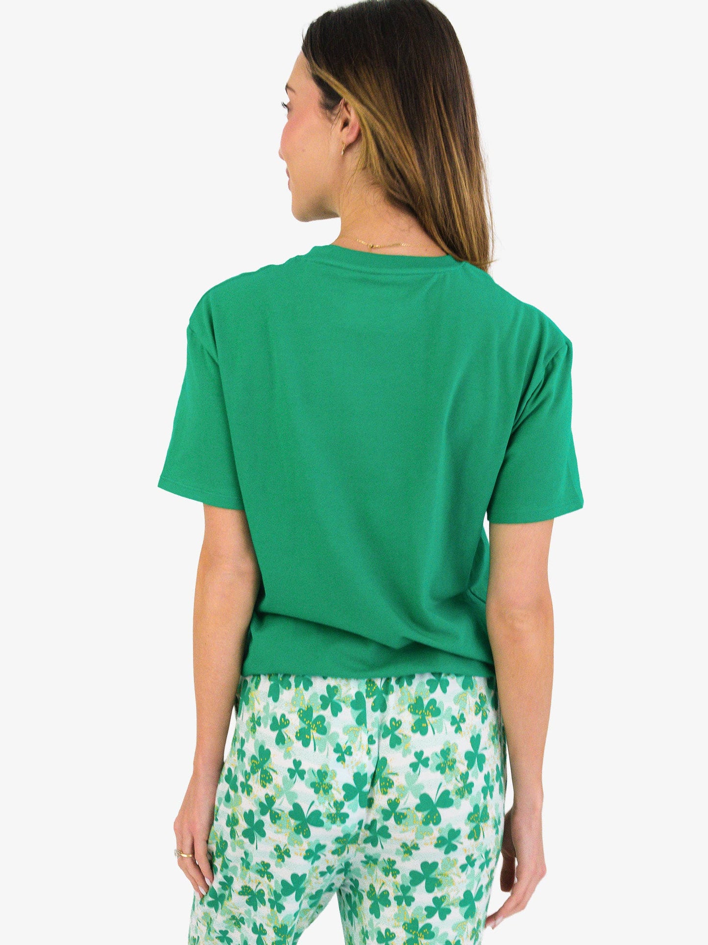 Adult Lucky Clover Short Sleeve Graphic Tee