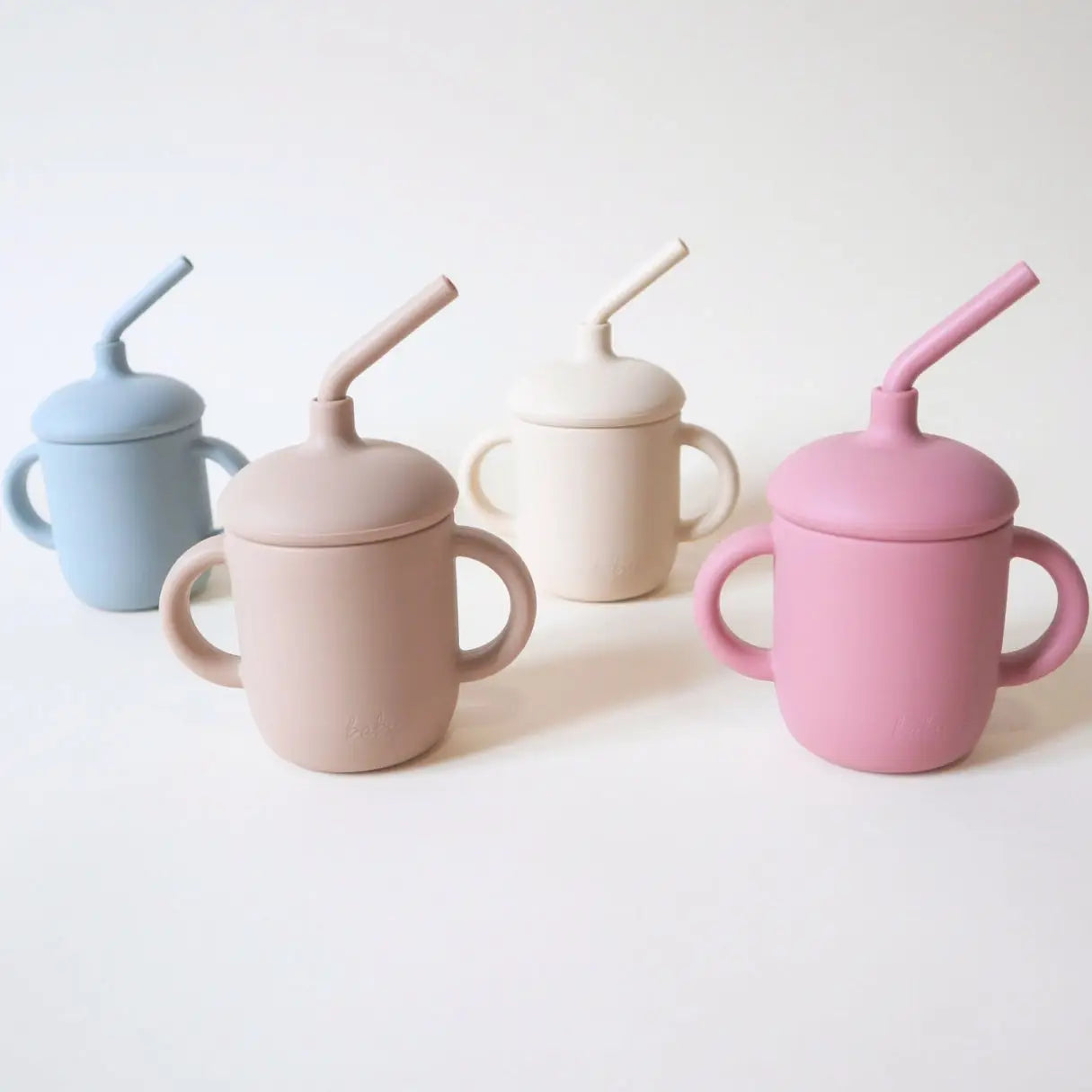 Sippy Cup with Straw, Spill-Proof & Anti-Stain - Dusty Teal