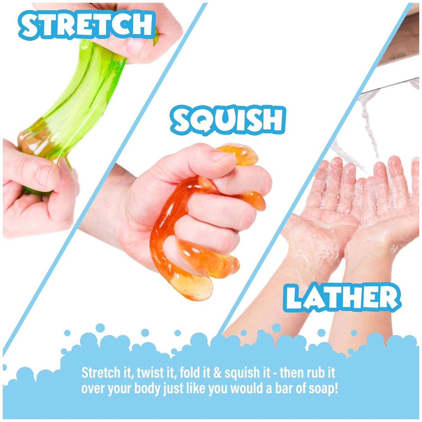Tub Works® Super Goo Bath Slime™ Kids Soap Bath Toy