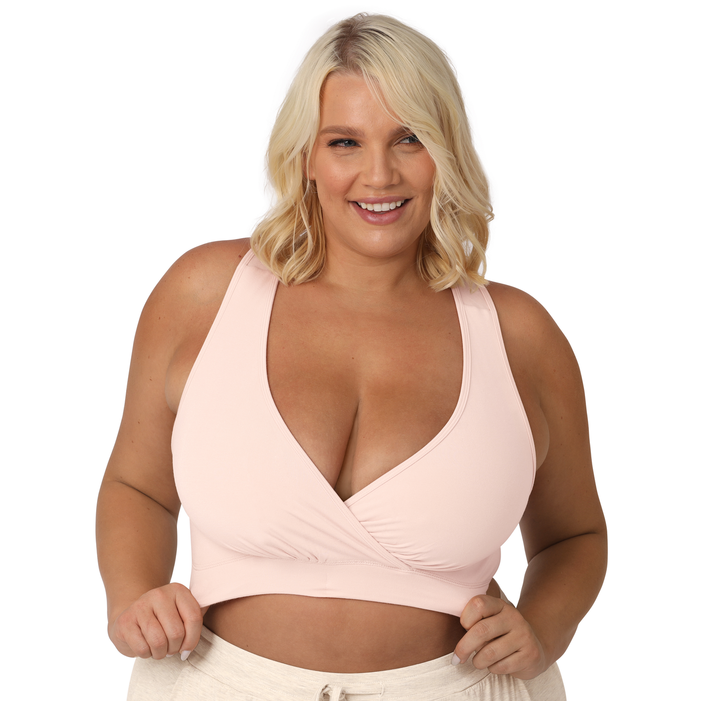French Terry Racerback Nursing & Maternity Sleep Bra