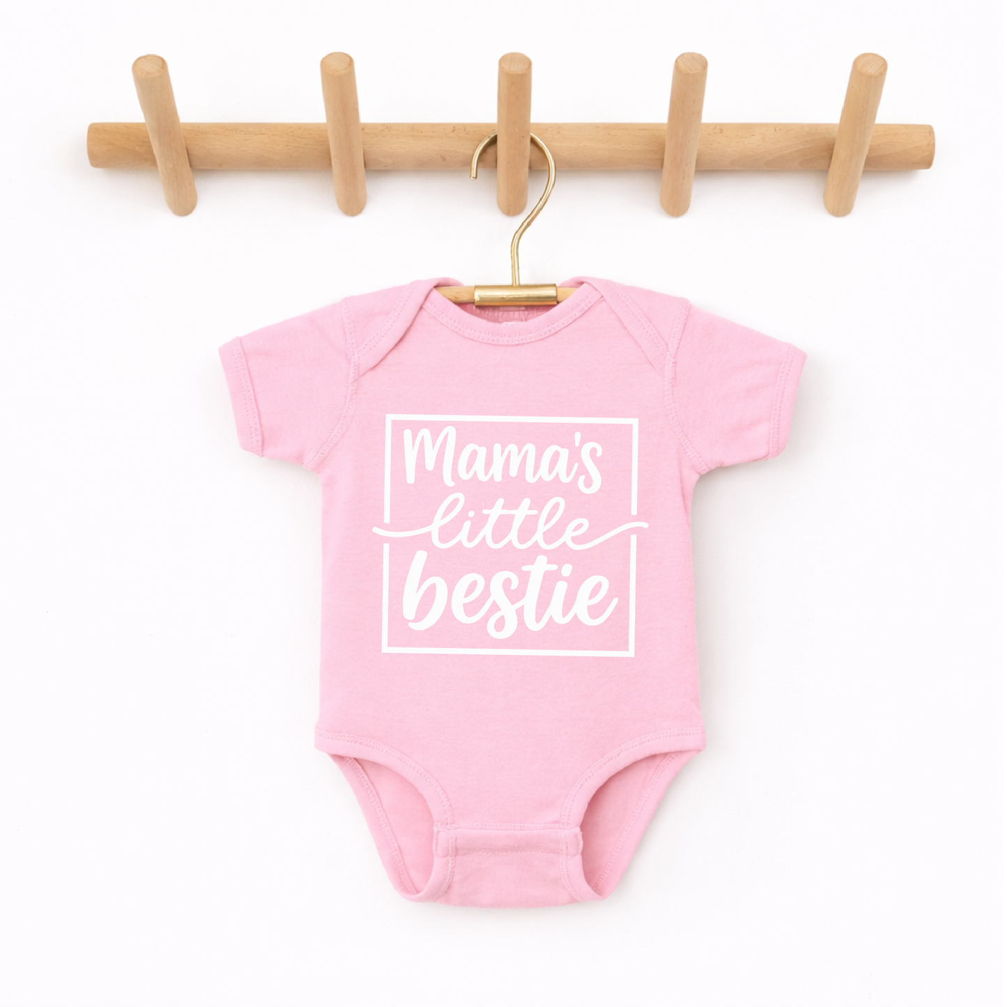 Mama's Little Bestie Baby Onesie, First Mother's Day Gift