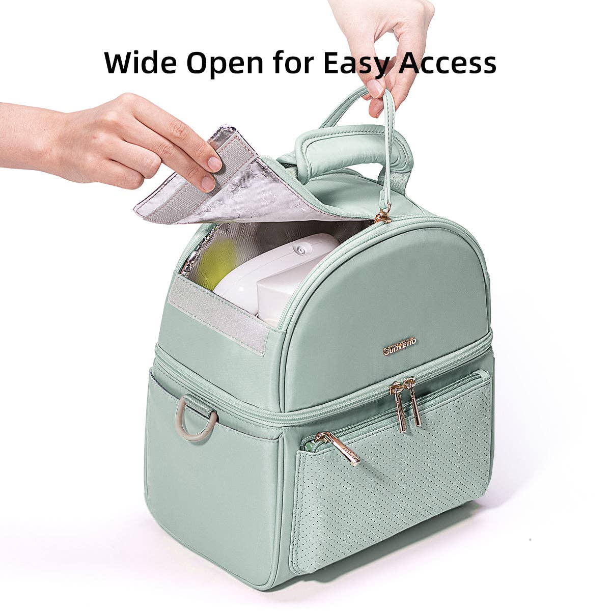 Breastmilk Cooler Bag with Detachable Insulation Box Set