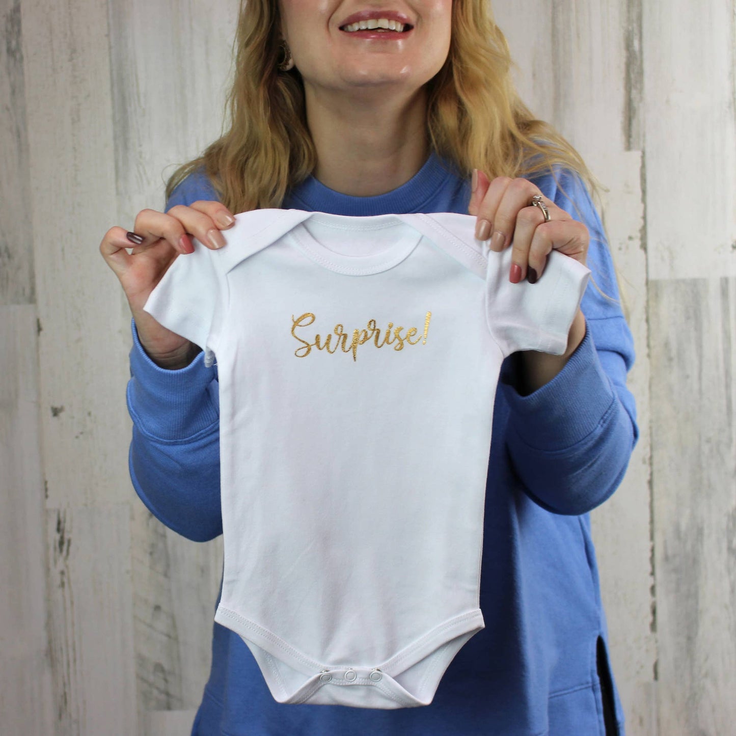 Lillian Rose, Surprise? Pregnancy Baby Announcement Onesie R