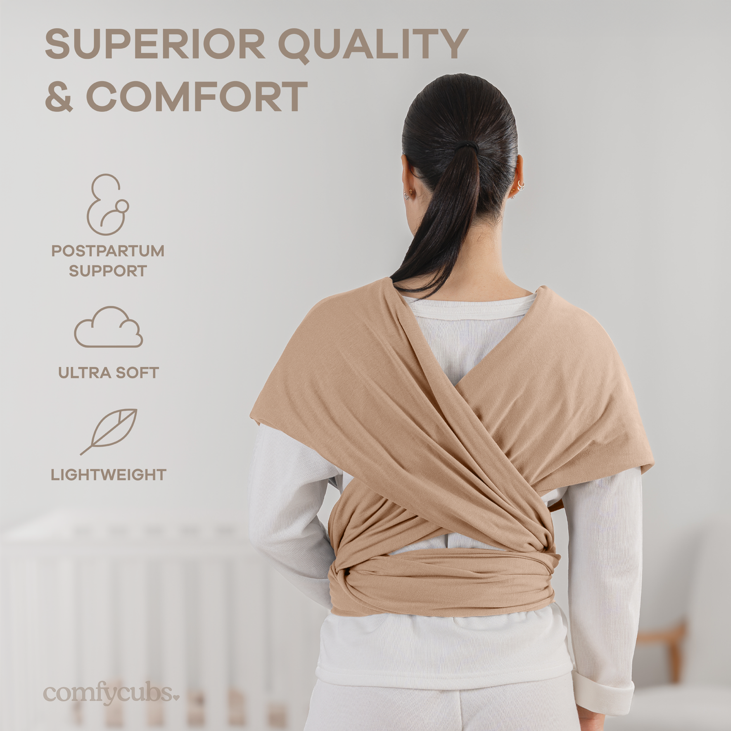 Baby Wrap Carrier by Comfy Cubs