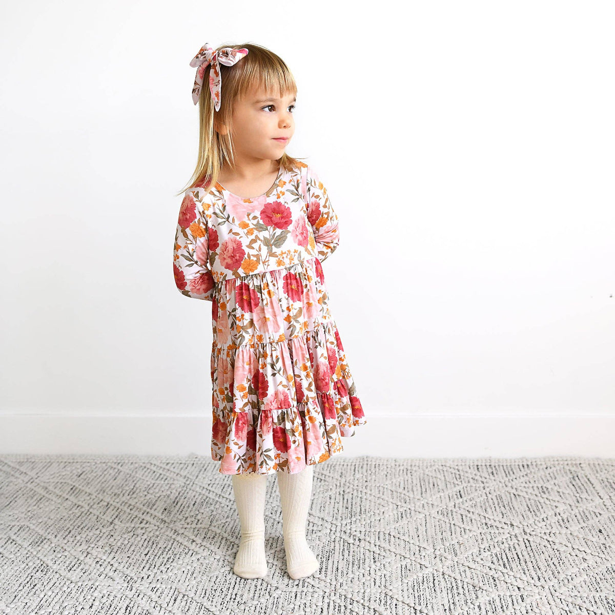 Felicity SWING DRESS Floral Bamboo Kids Outfit