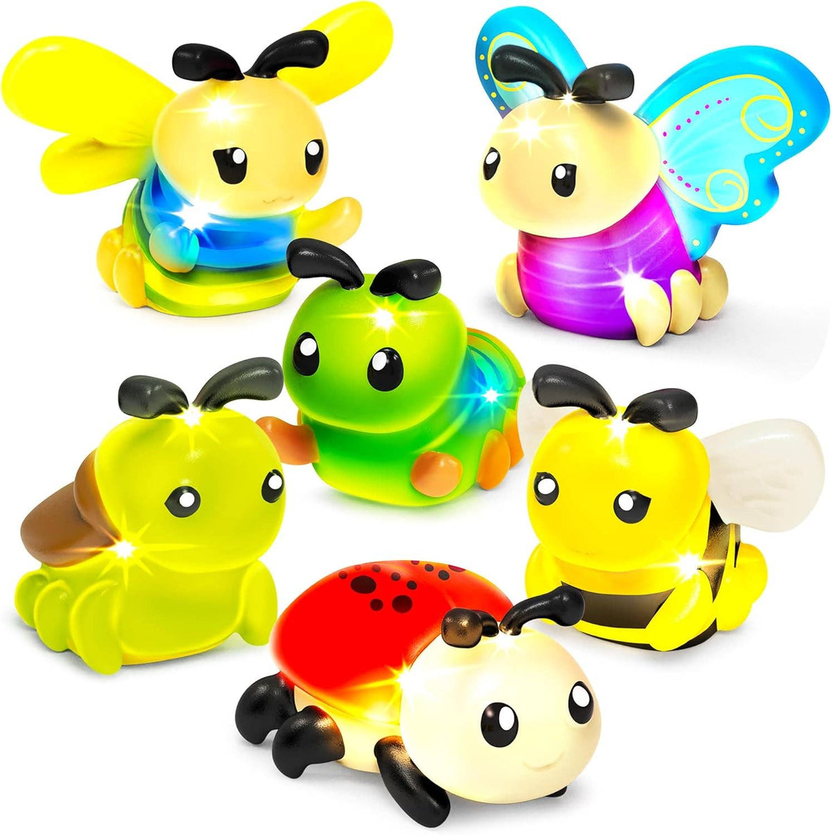 Tub Works® Bugs™ Light Up Bath Toys, 6 Pack