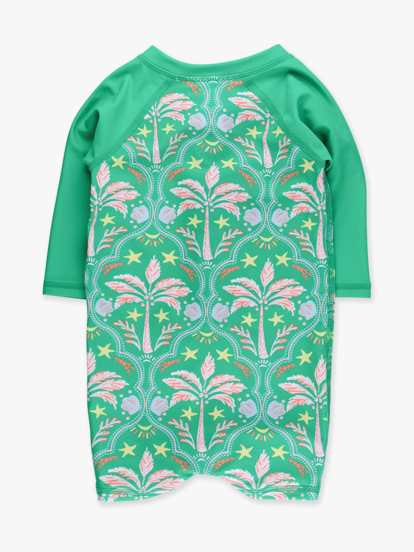 Baby Boys Coconut Cabana Long Sleeve One Piece Rash Guard Swimsuit