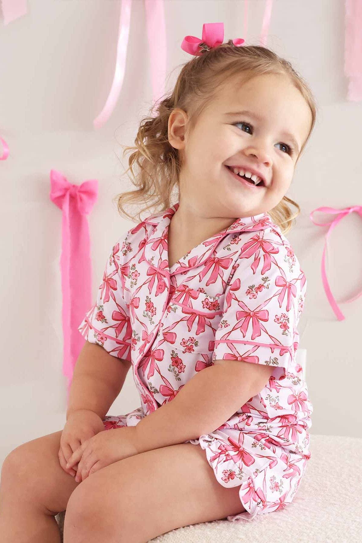 Two Piece Short Lounge Set | Bow Besties