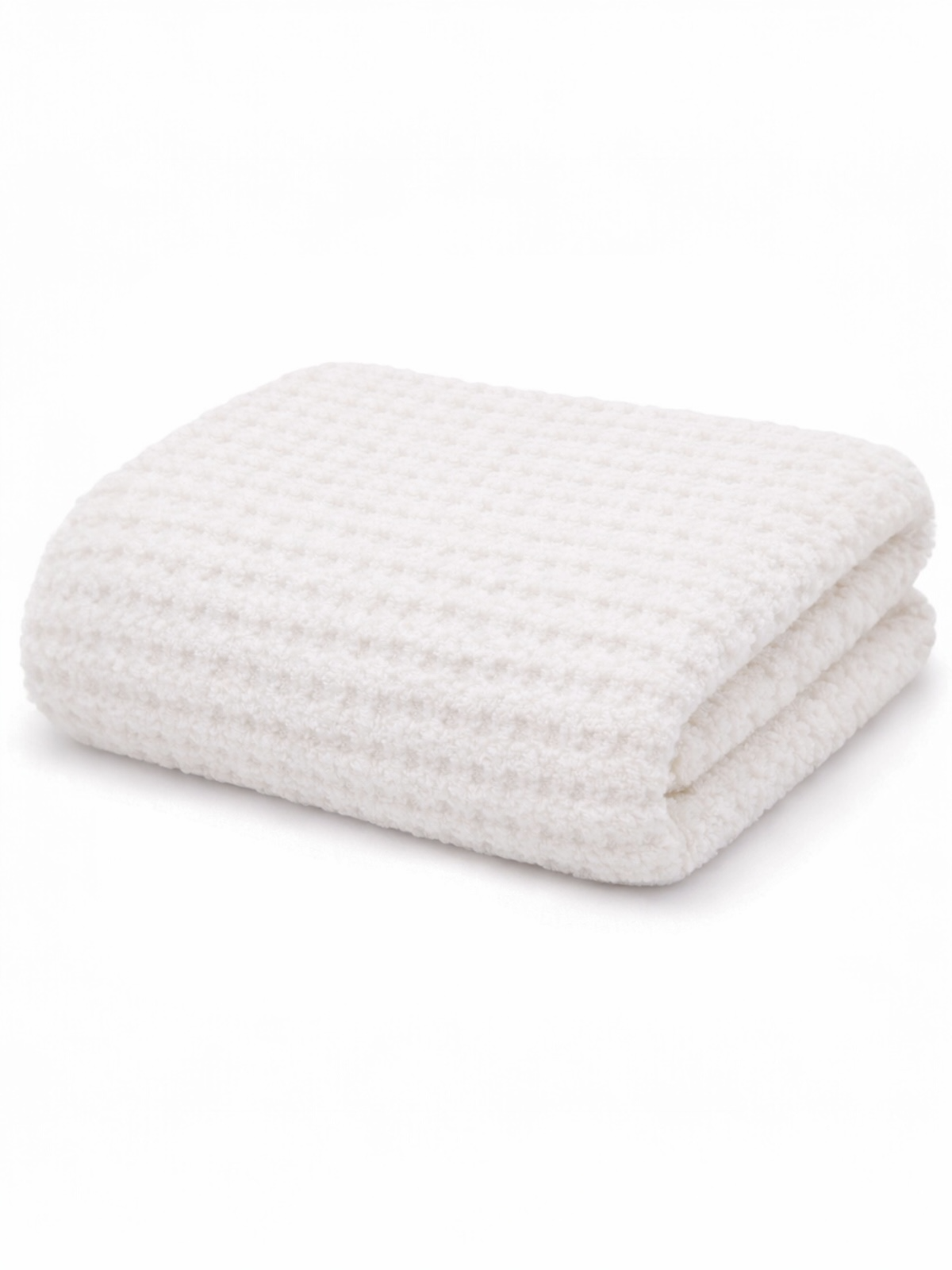 Phufy® Bliss Waffle Blanket, White