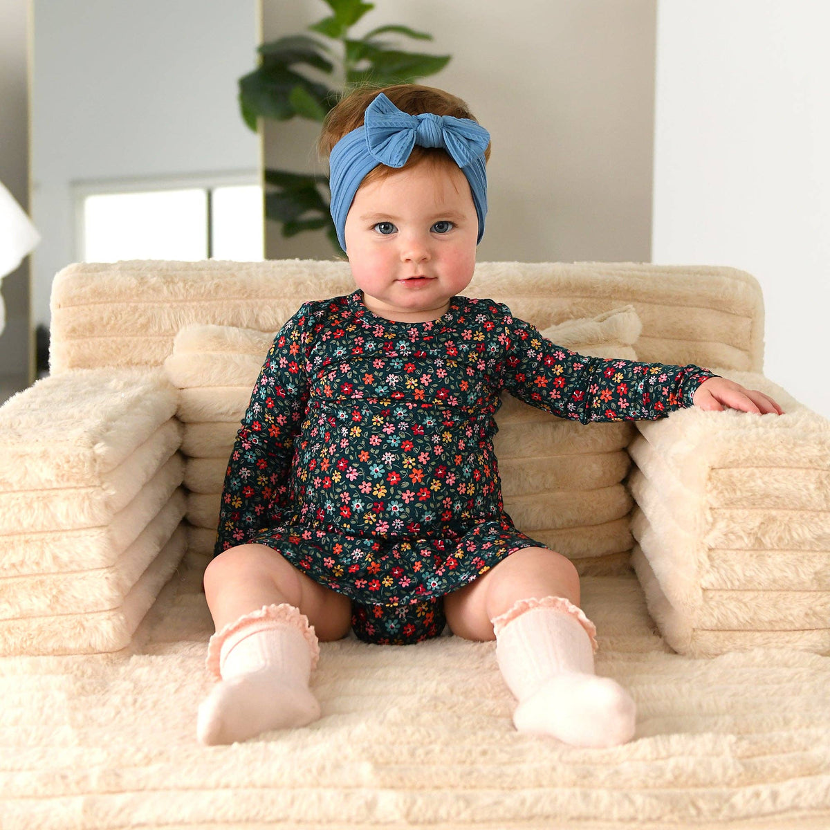 Isabelle TUTU Bamboo Floral Baby Clothing Dress Outfit