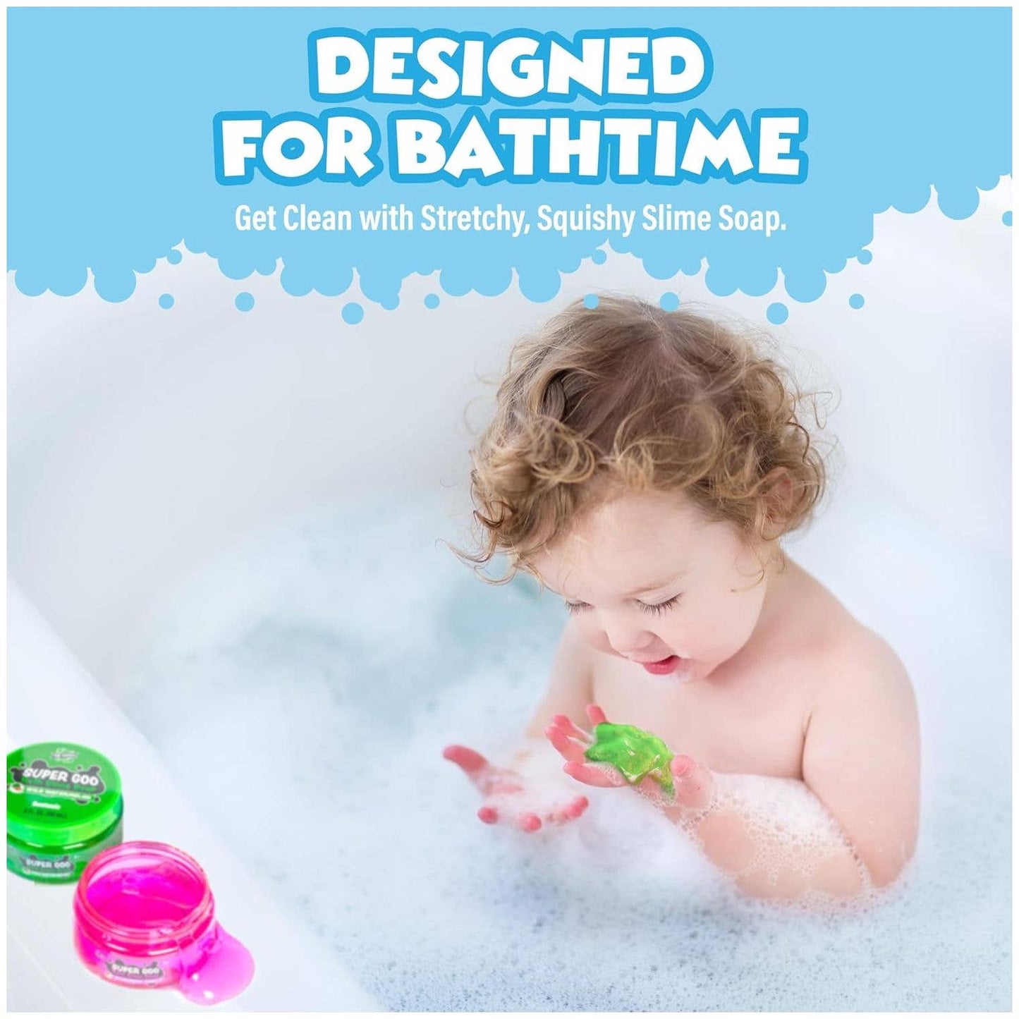 Tub Works® Super Goo Bath Slime™ Kids Soap Bath Toy
