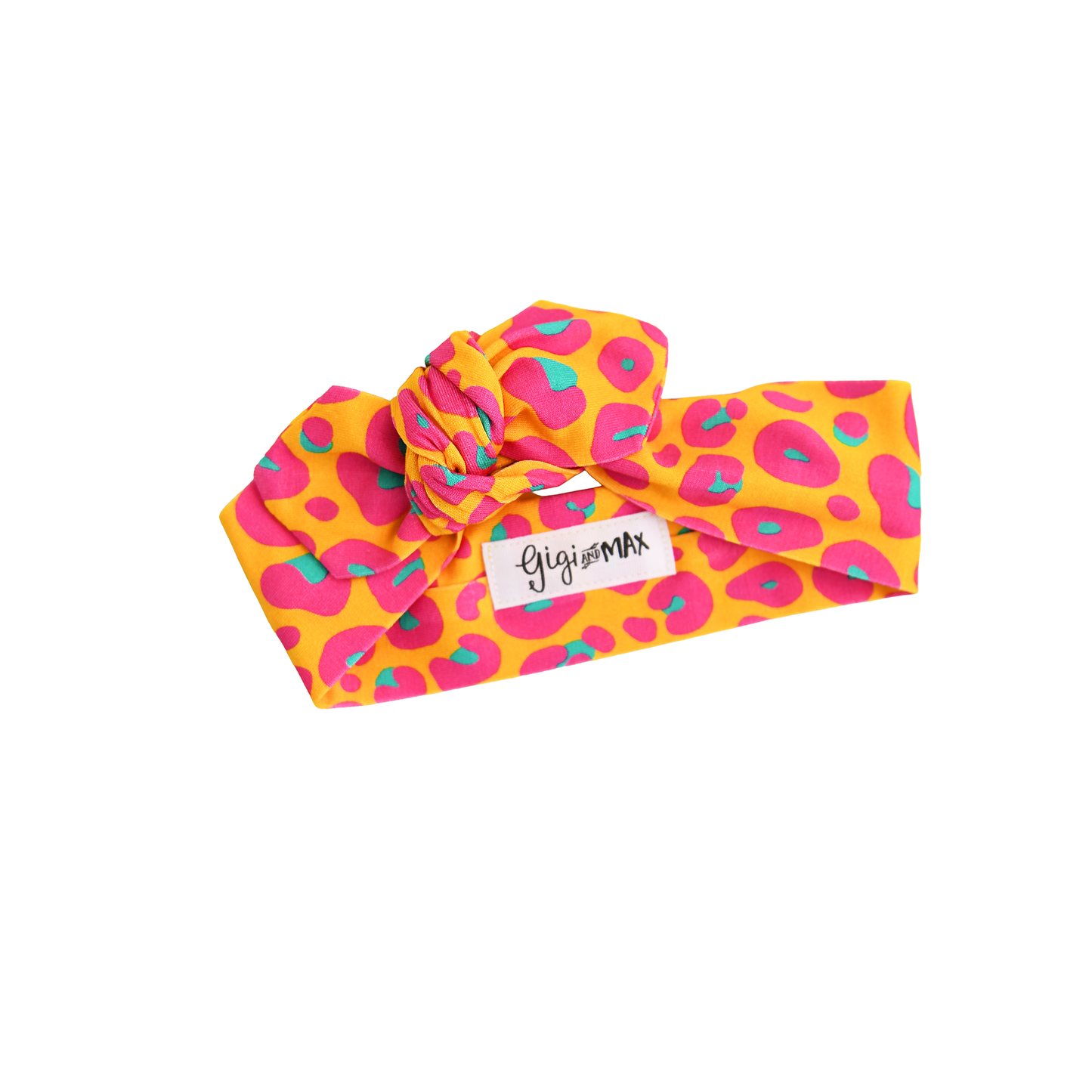 Kelly Leopard TOPKNOT HEADBAND Baby Newborn Hair Accessories