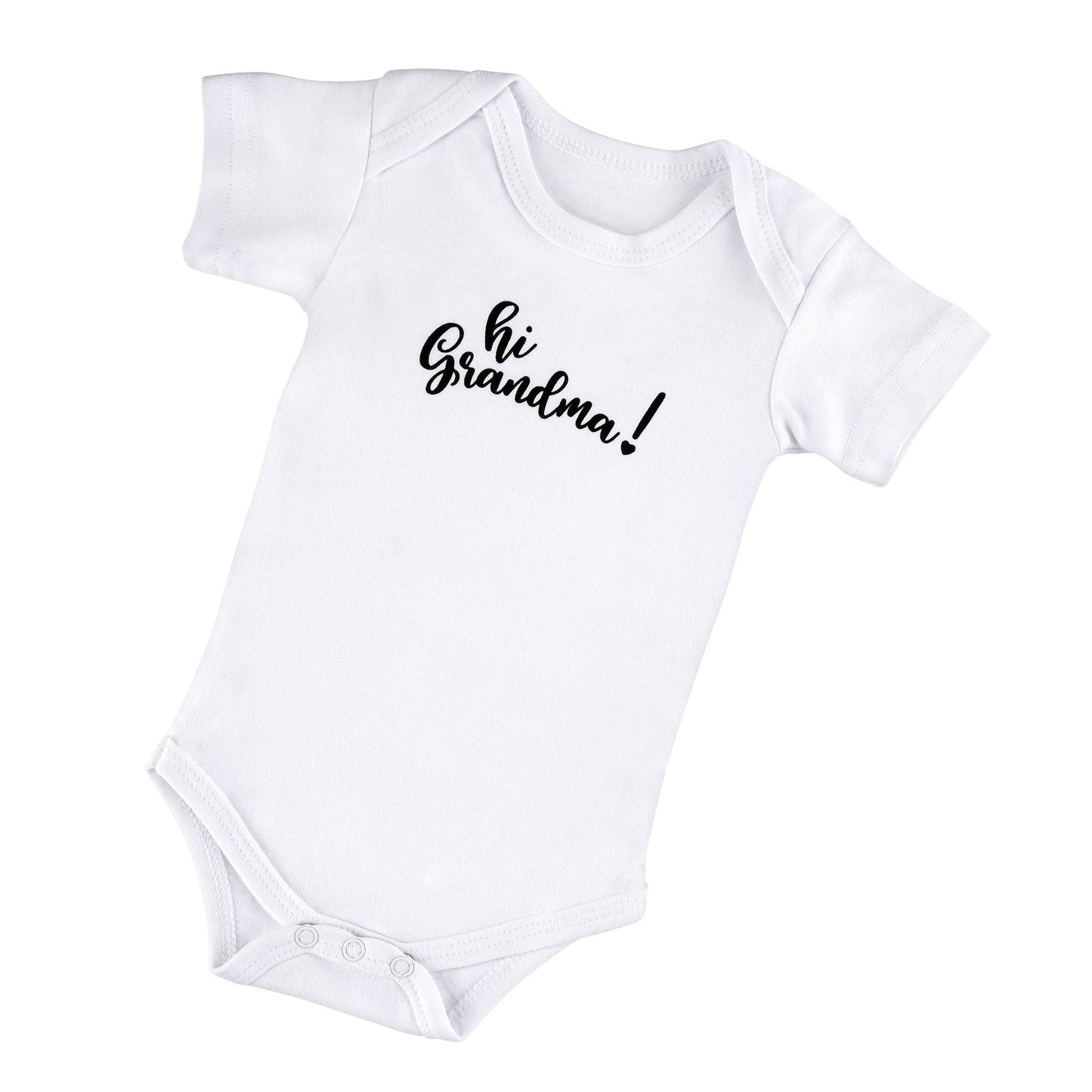 Lillian Rose, Hi Grandma! Pregnancy Baby Announcement Onesie