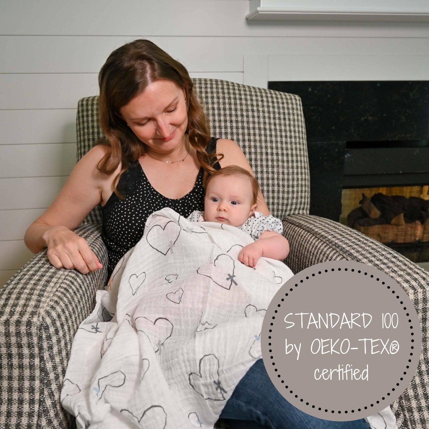 The Love of Christ Baby Muslin Swaddle Blanket