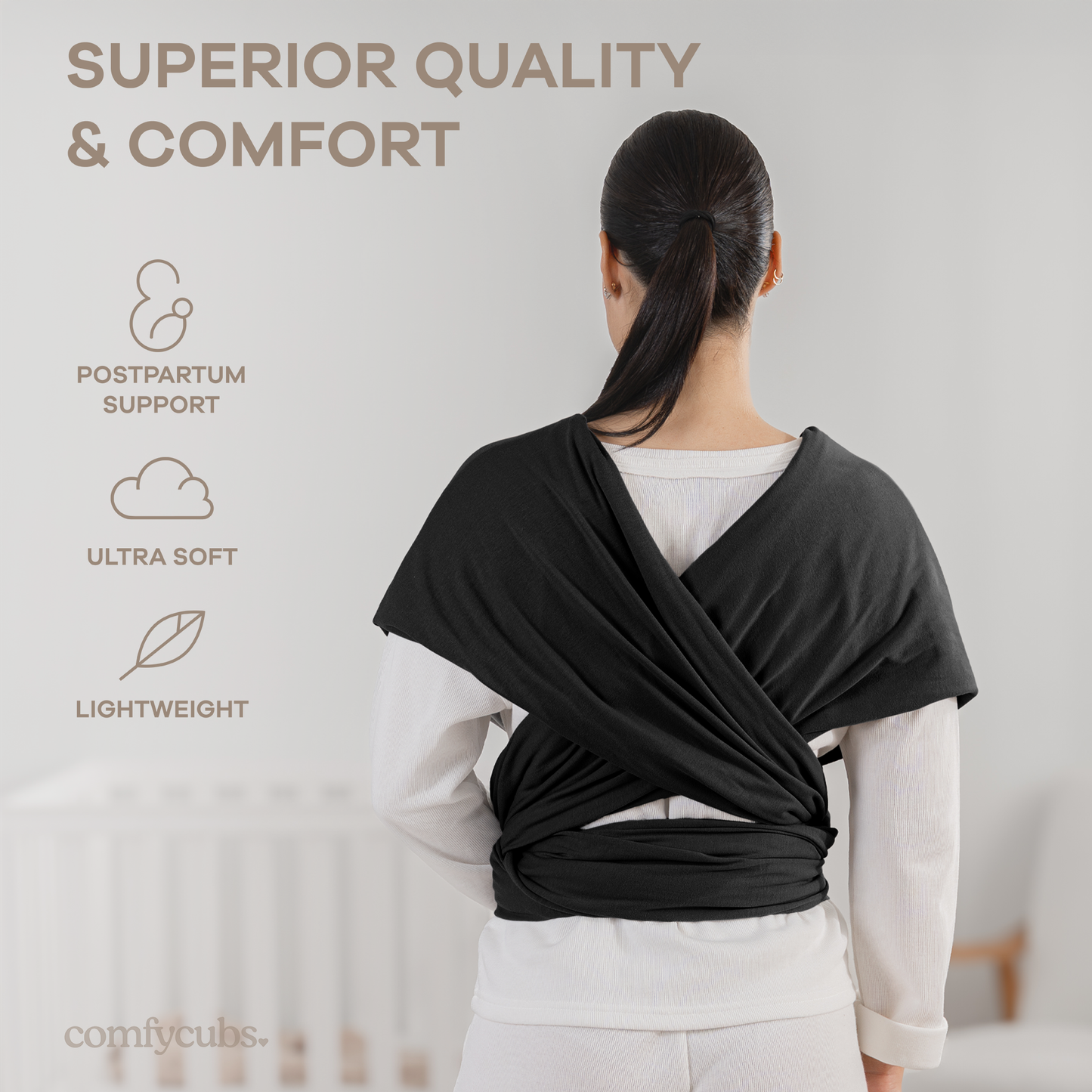 Baby Wrap Carrier by Comfy Cubs
