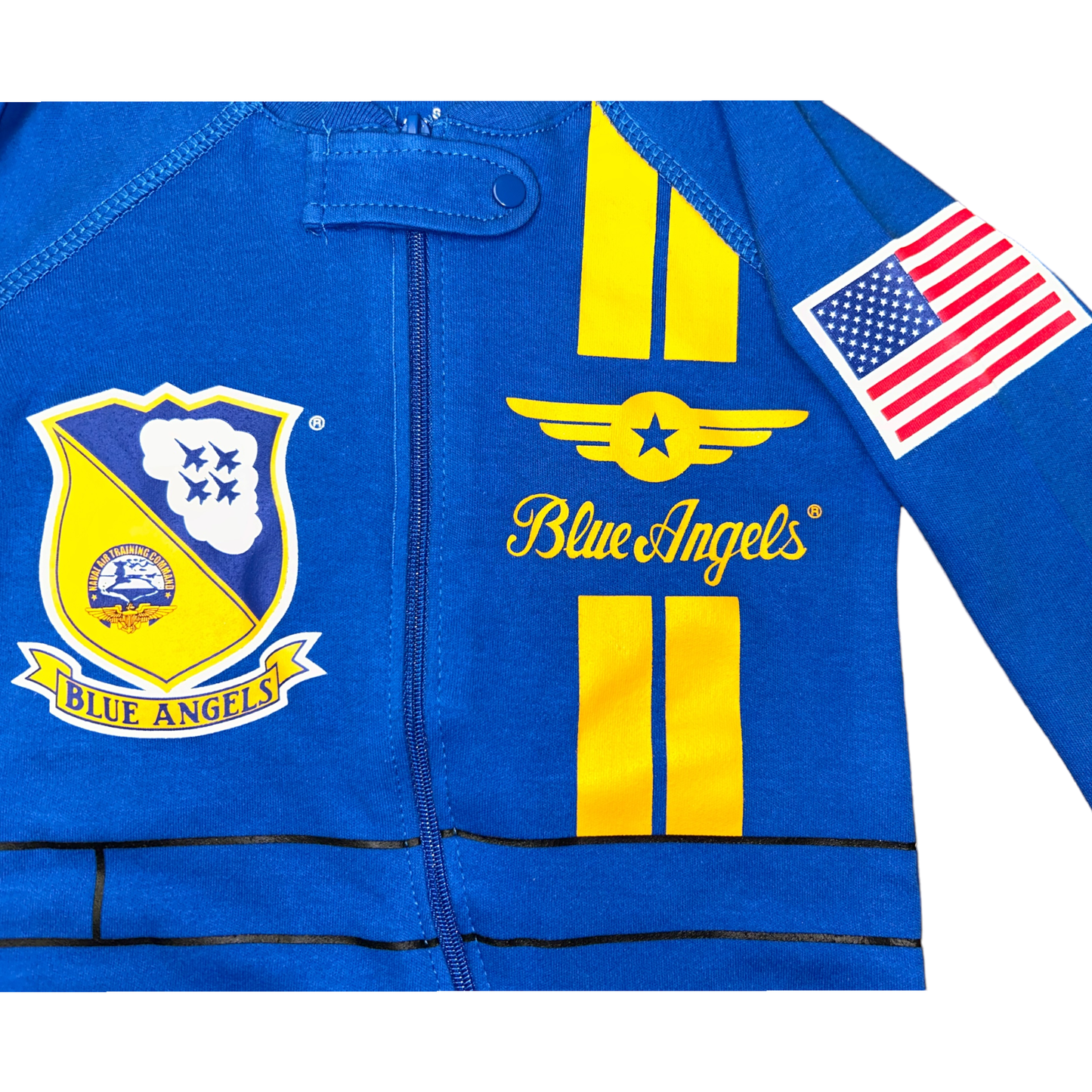 BLUE ANGELS FLIGHT SUIT BABY CRAWLER