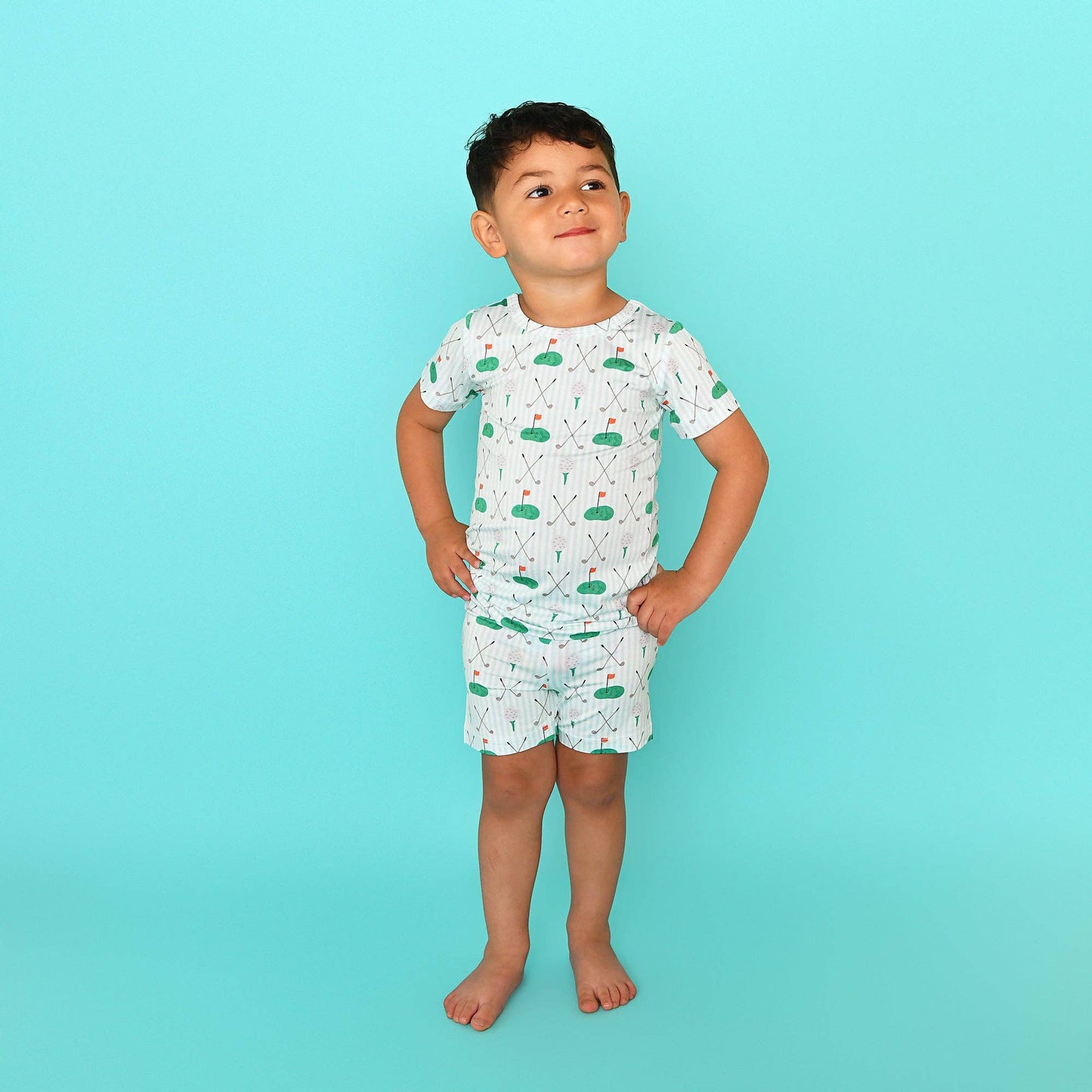 Scottie Golf TWO PIECE - SHORTS Golf Bamboo Lounge Set