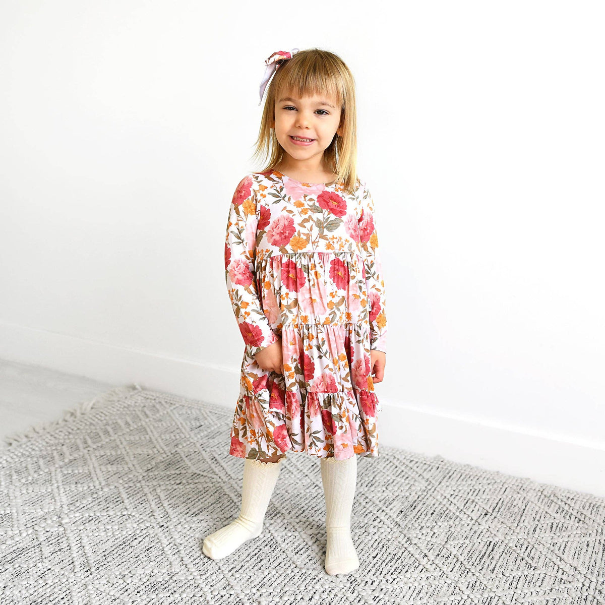 Felicity SWING DRESS Floral Bamboo Kids Outfit