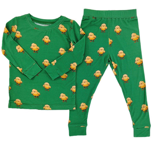 Spring Chicks Bamboo Set