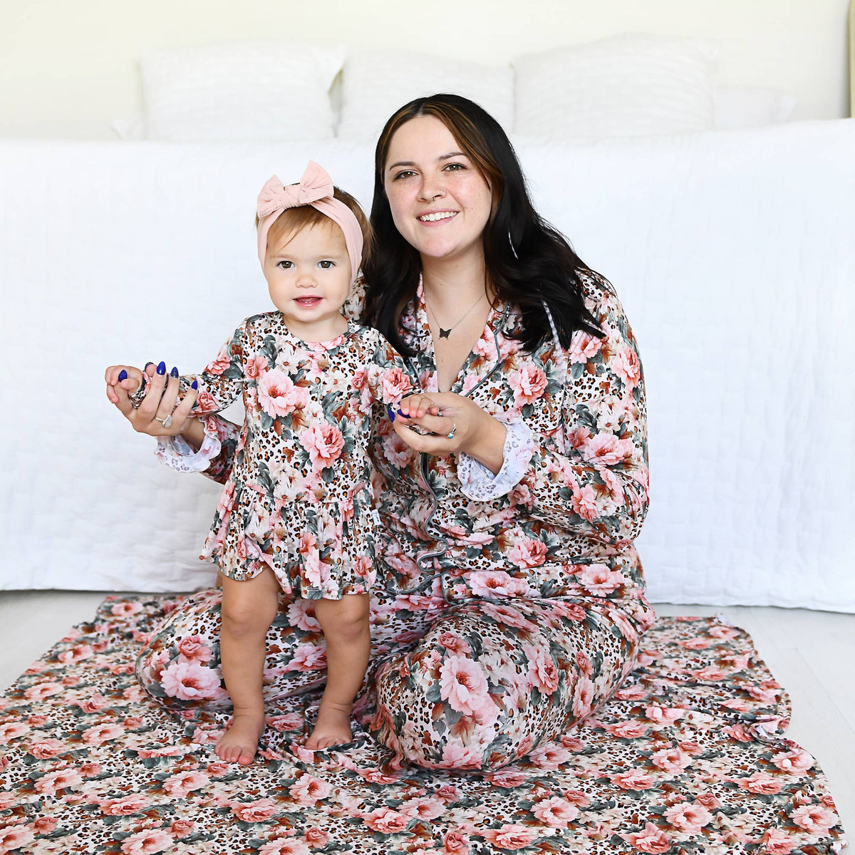 Laura TUTU Bamboo Floral Baby Clothing Dress Outfit