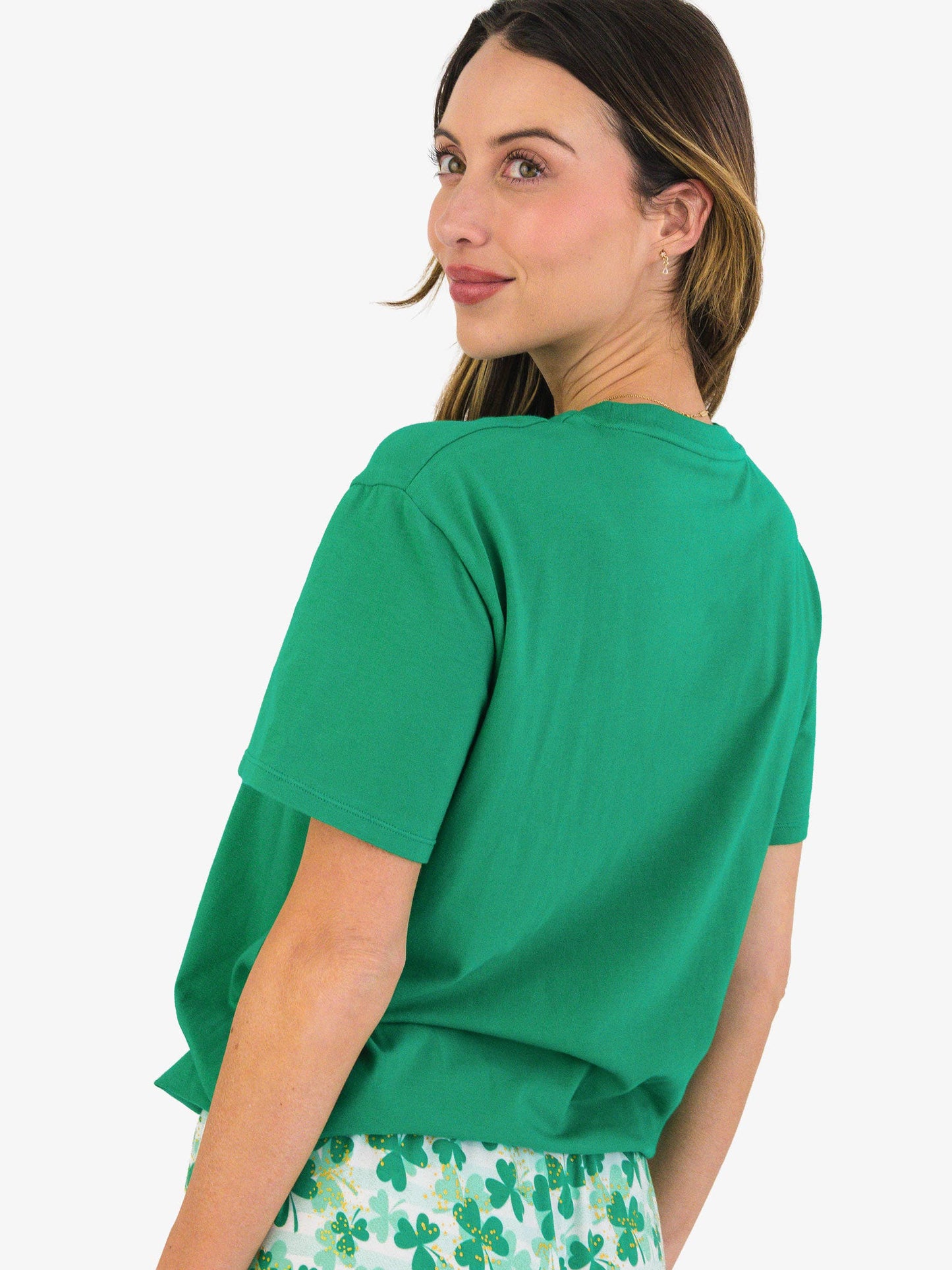 Adult Lucky Clover Short Sleeve Graphic Tee
