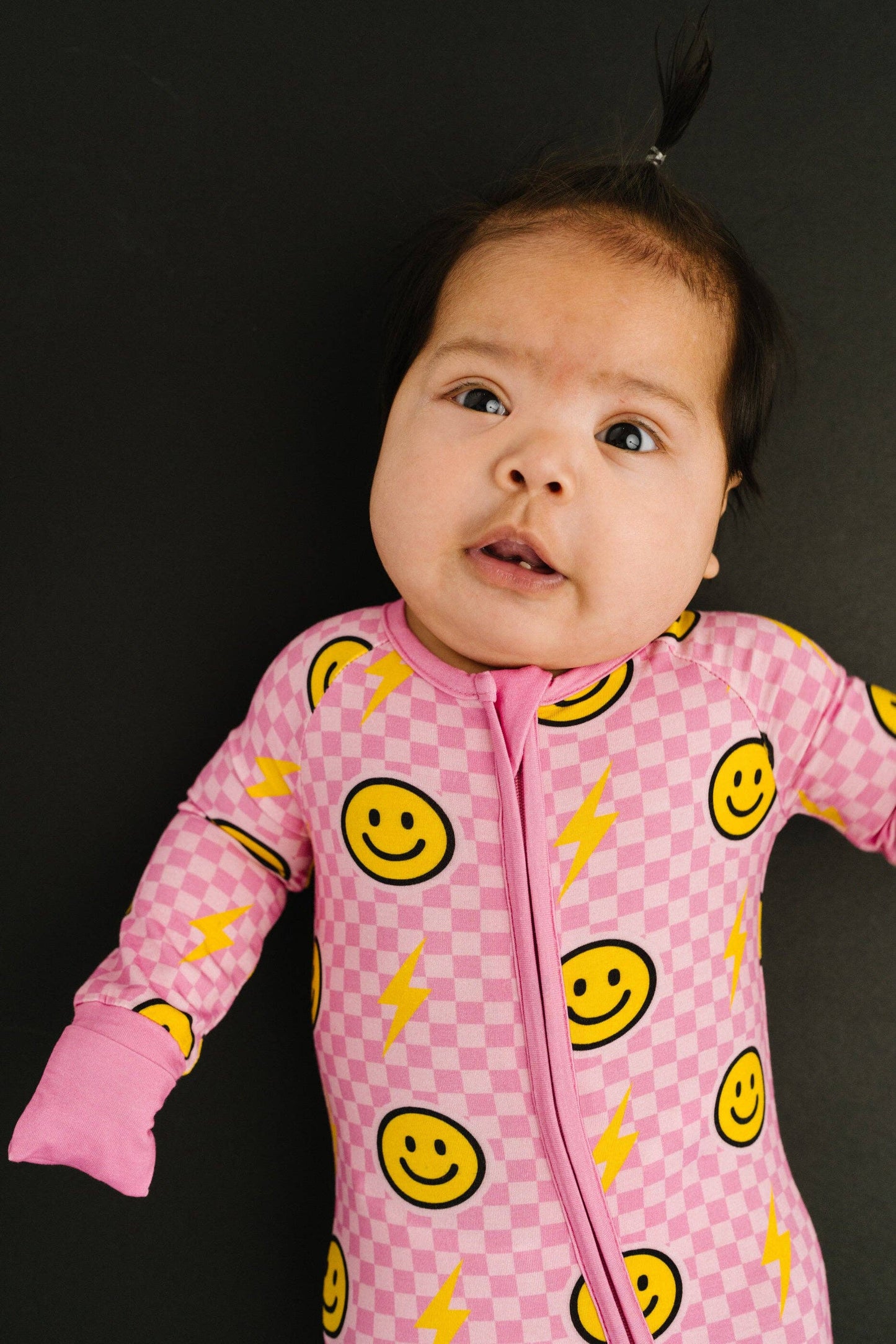 Pink Bolt Check Bamboo Sleeper